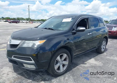 2011 Acura Mdx z USA, uszkodzony, nr VIN 2HNYD2H20BH505845
